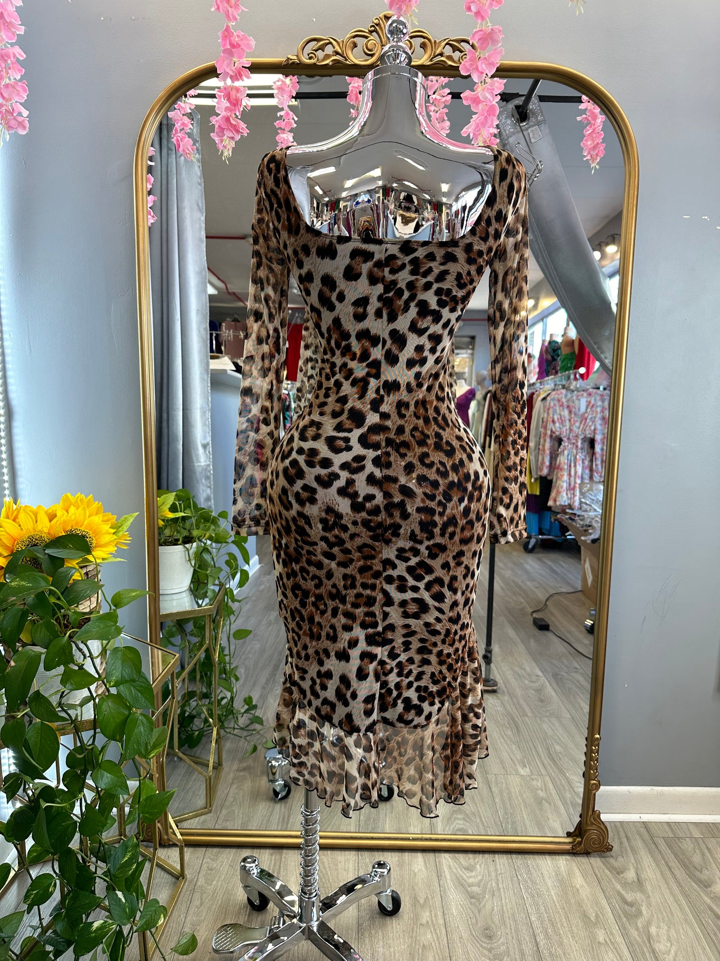 Leopard Print Dress