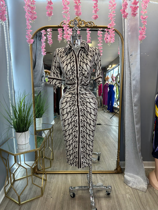 Nareidy Dress (Brown)