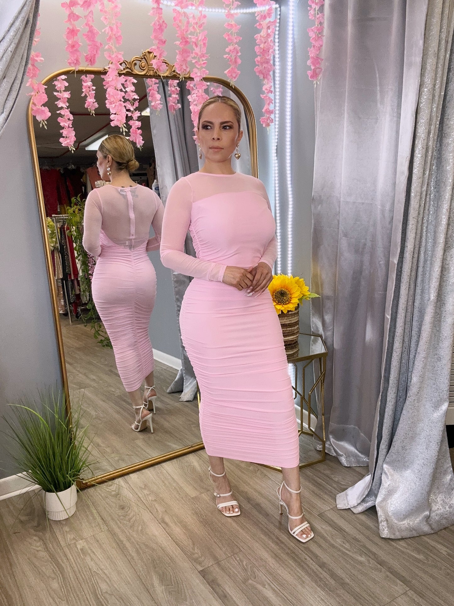 Nydia Dress (Pink)