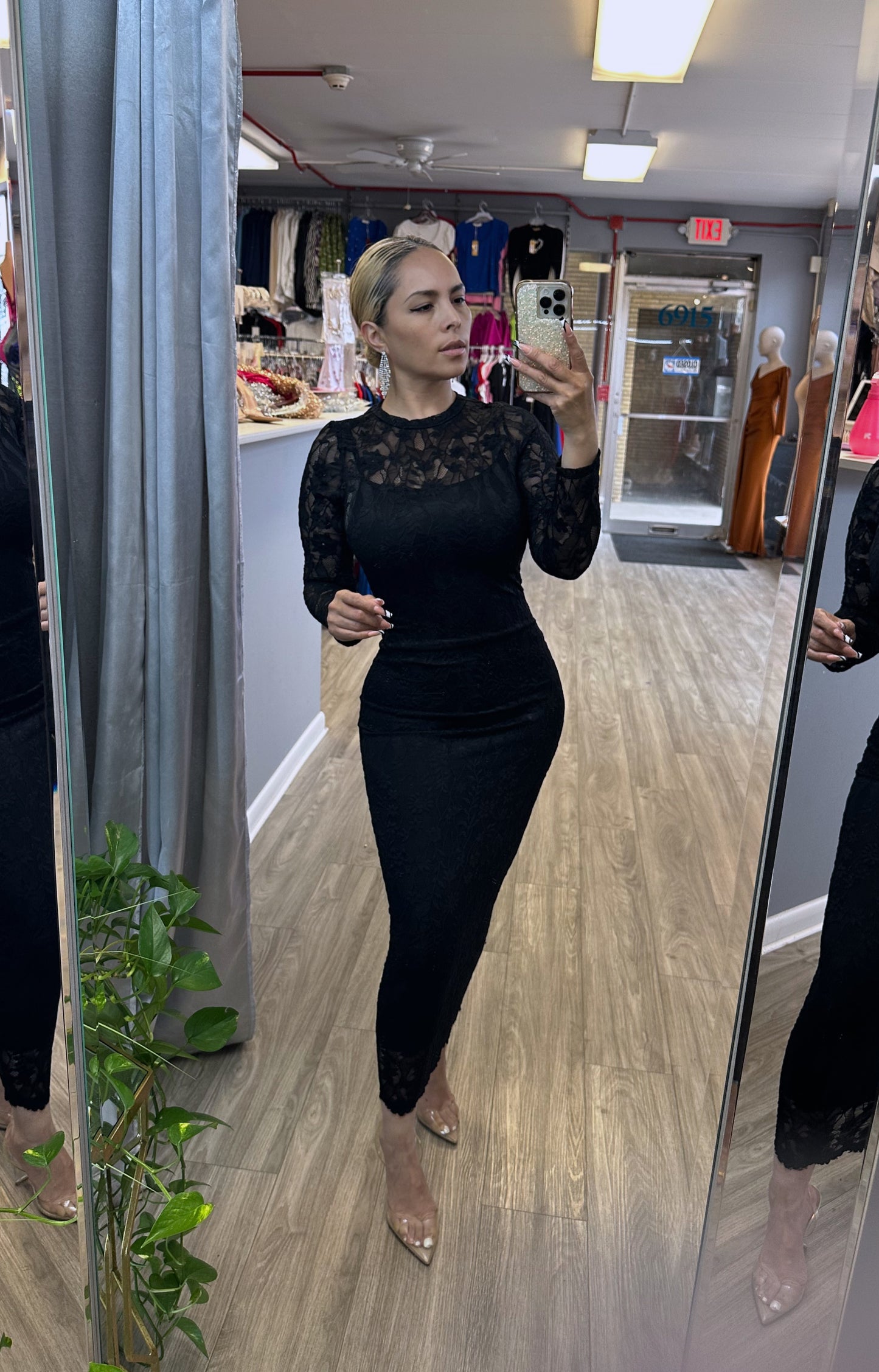 Uziel Lace Dress (Black)