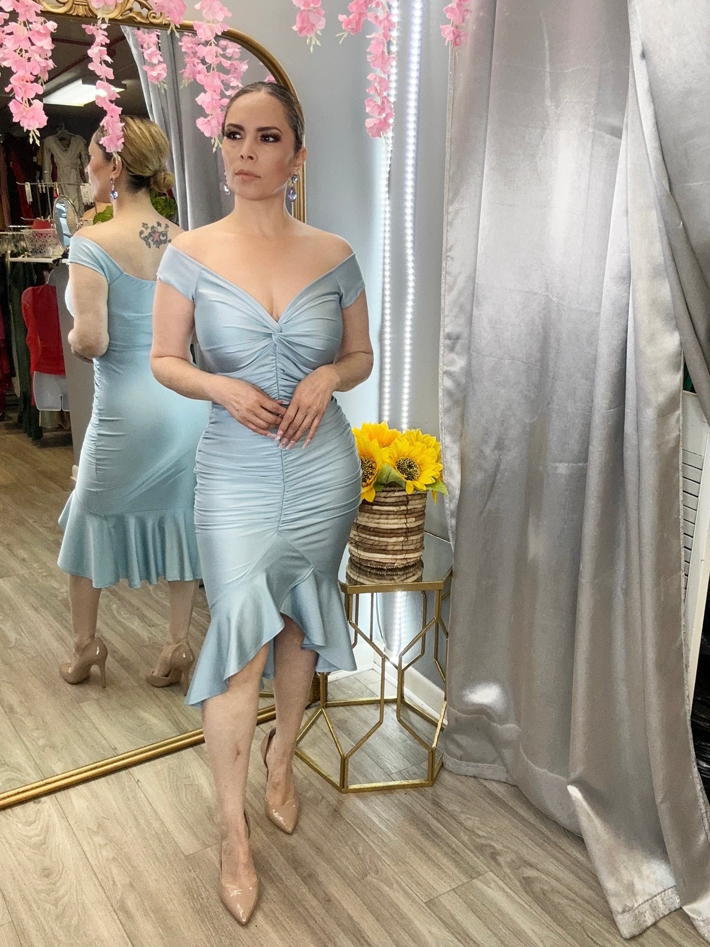 Anadela Dress (Blue)