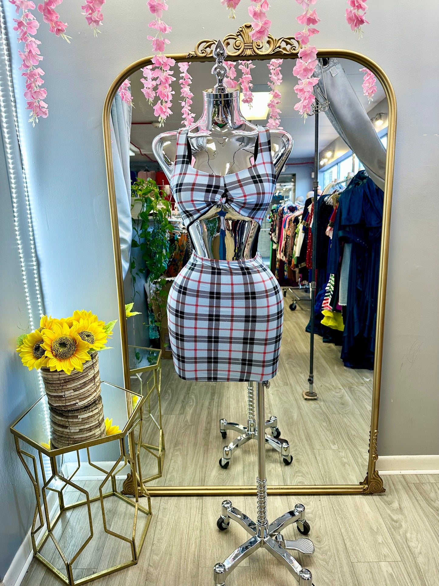 Show That Flesh Dress (Blue)