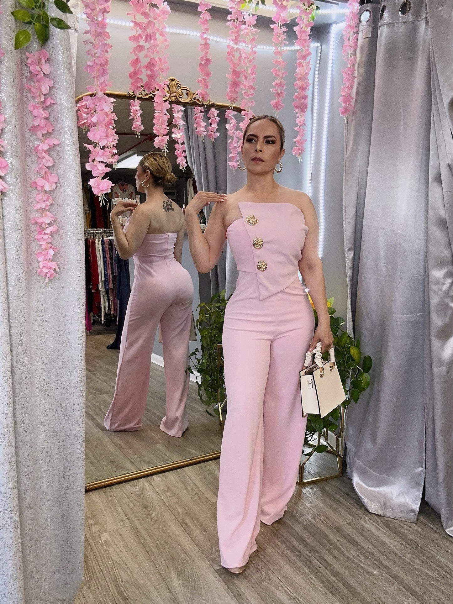Ximena Jumpsuit (Pink)