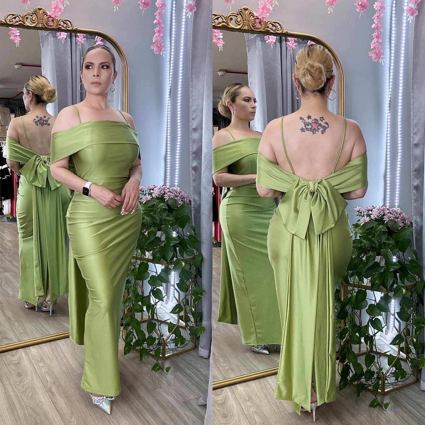Yulia Dress (Sage)