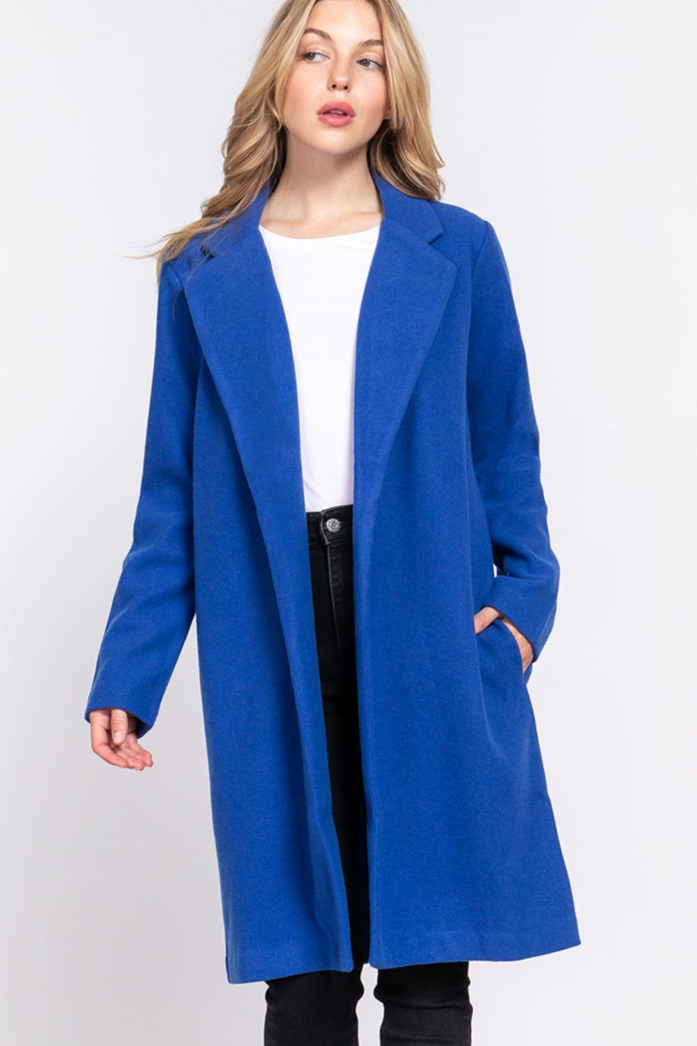 Open Front Coat (Royal)