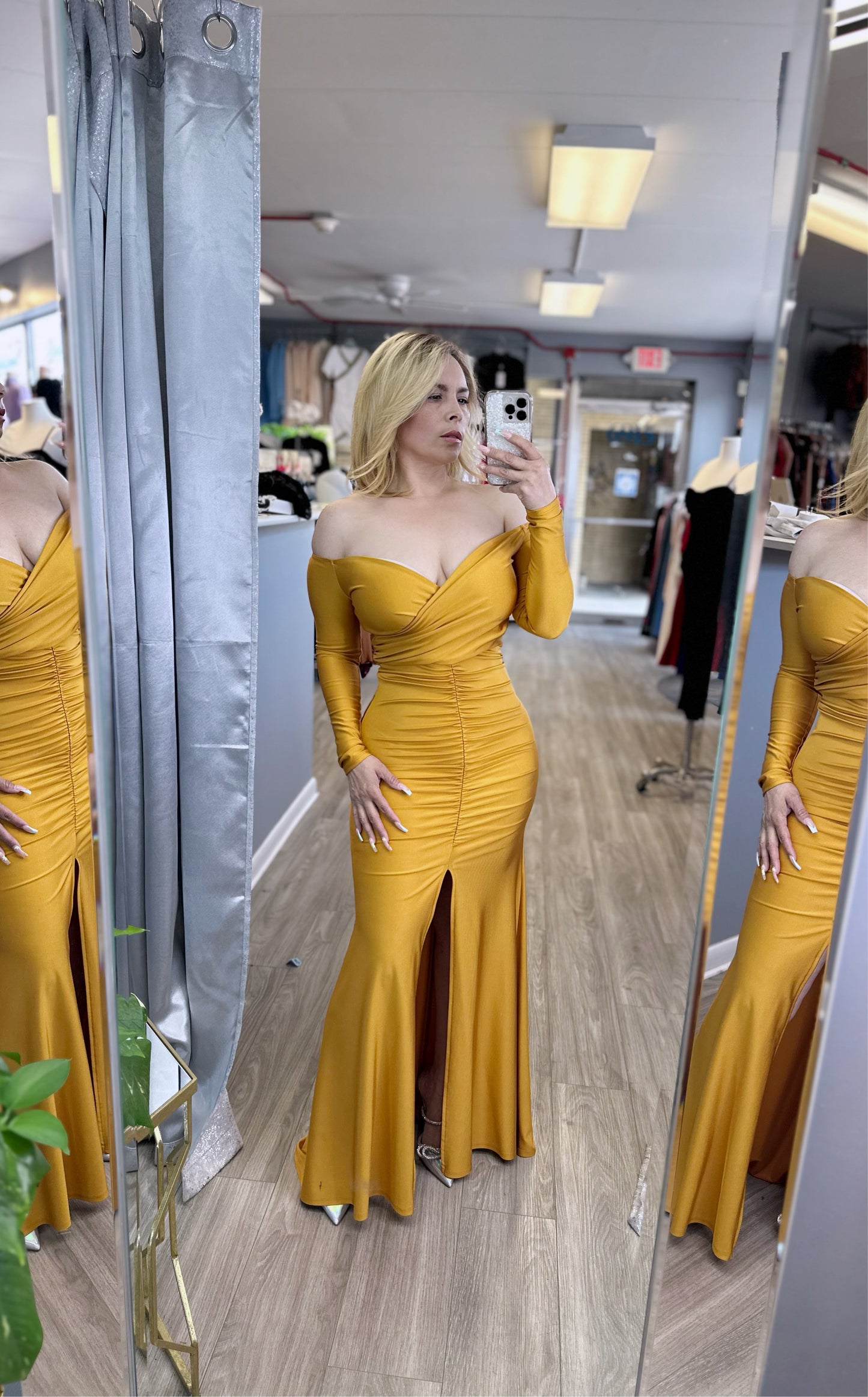 Zuri Gown - Mustard
