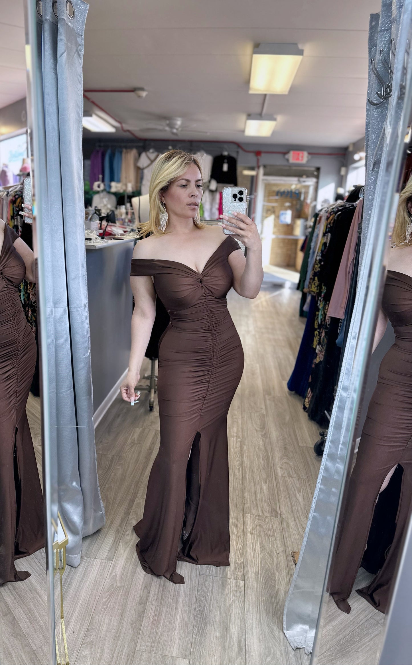 Beatriz Dress (Brown)