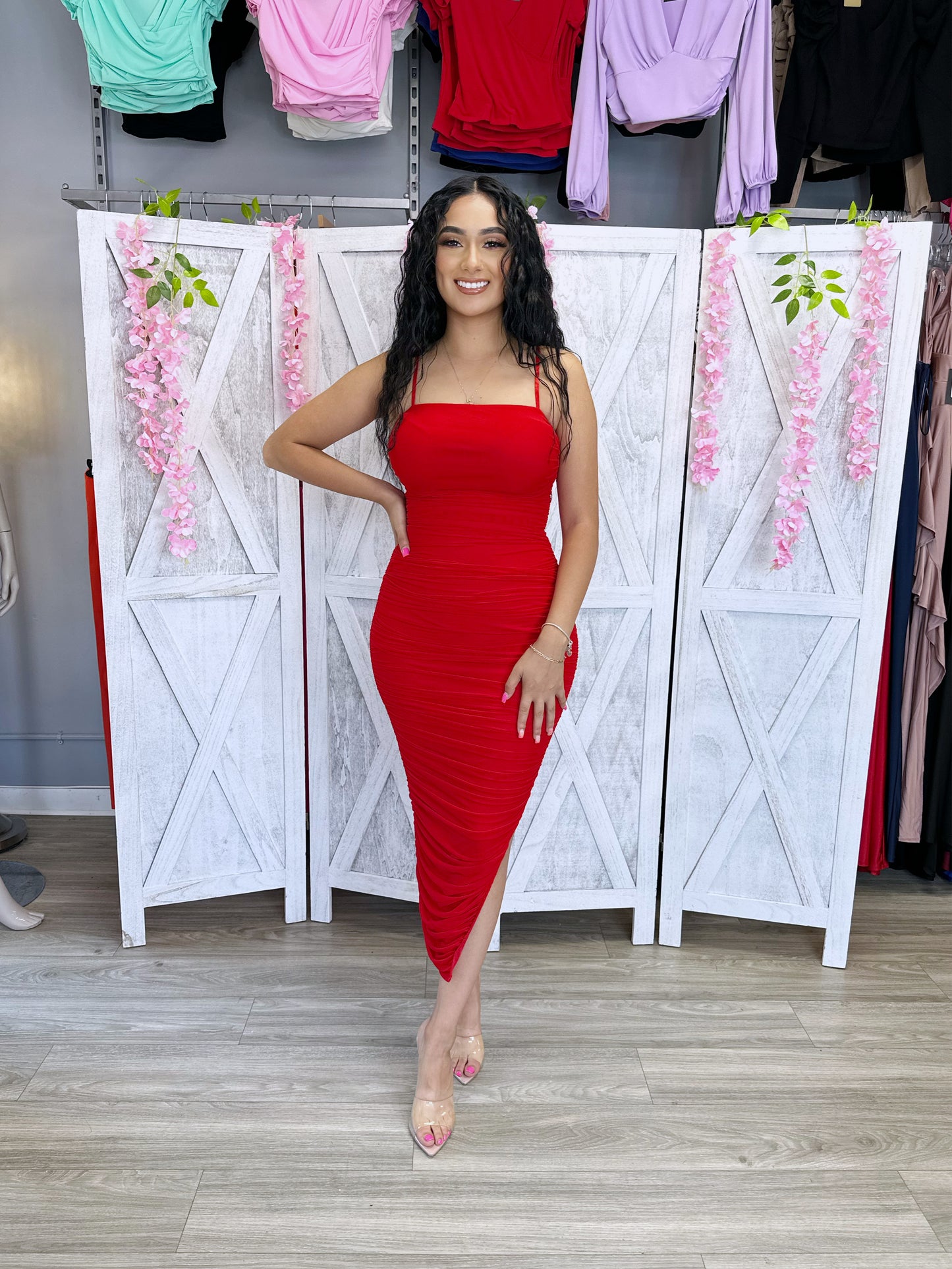 La Dama Couture Dress (Red)