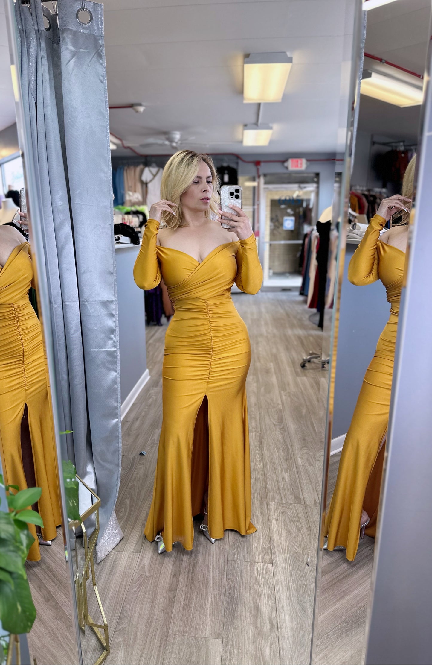 Zuri Gown - Mustard