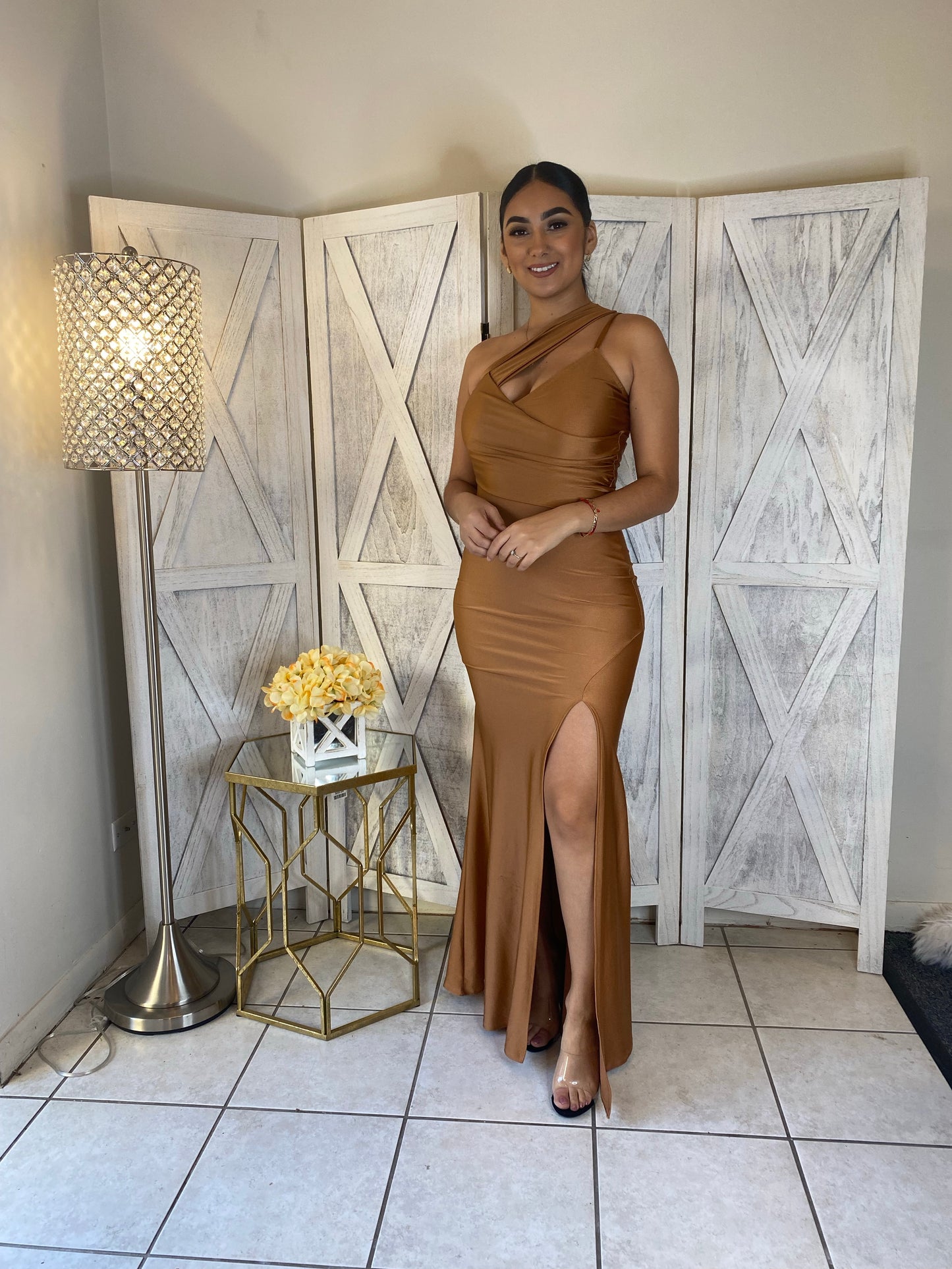 Odette Maxi Dess (Mocha)