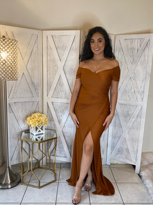 Veronica Dress (Copper)