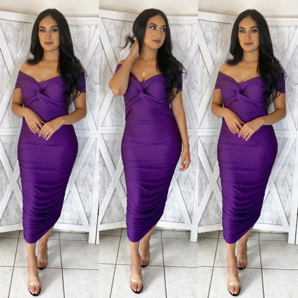 Gali Dress (Purple)