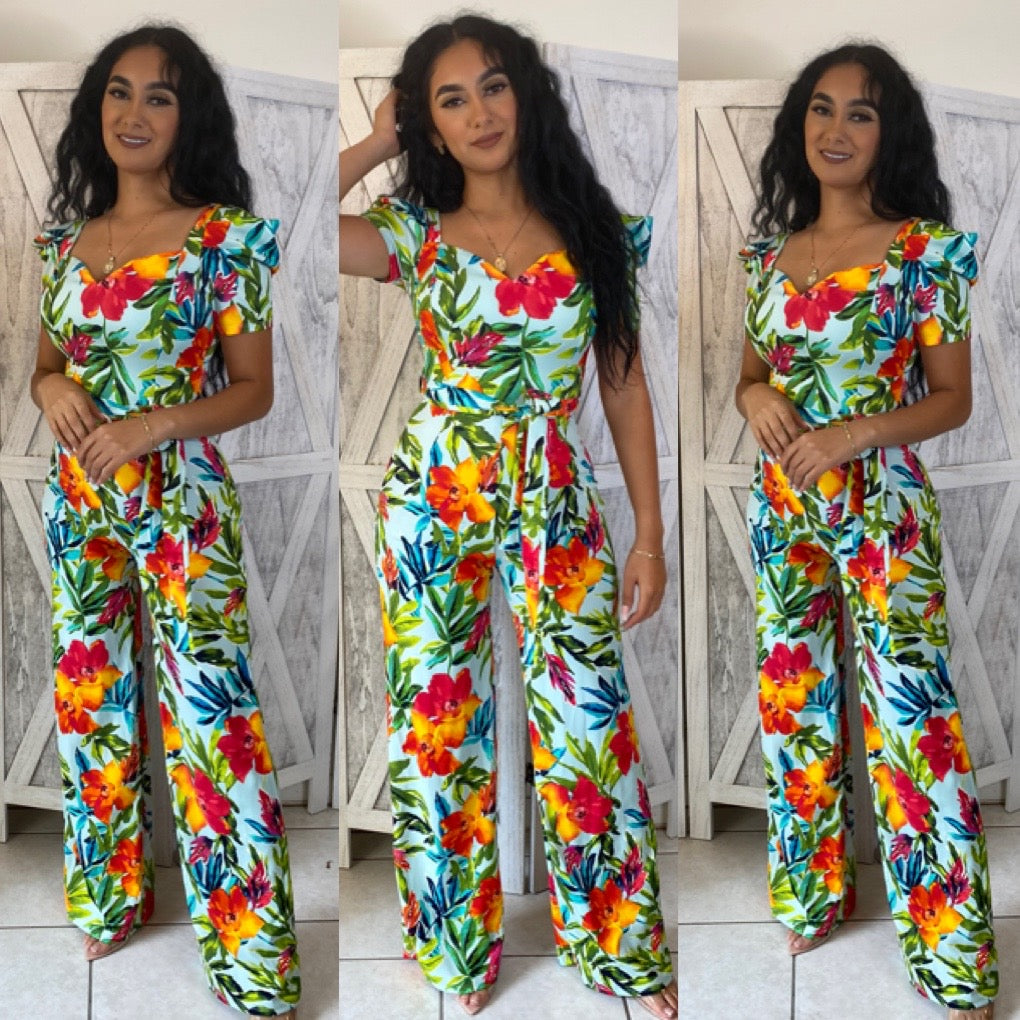 Floral Ocassion Jumpsuit