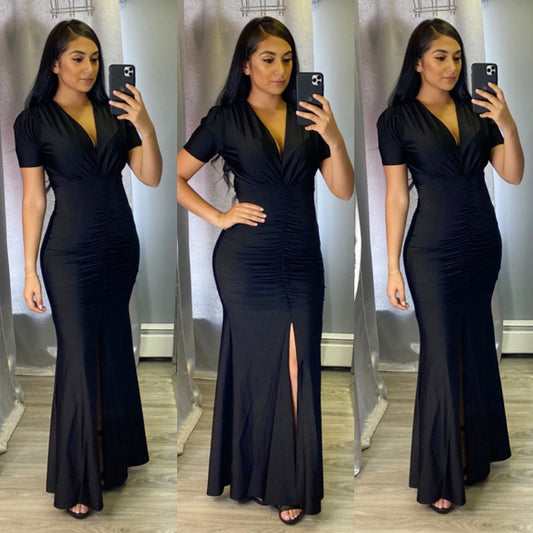 Sabrina Couture Dress (Black)