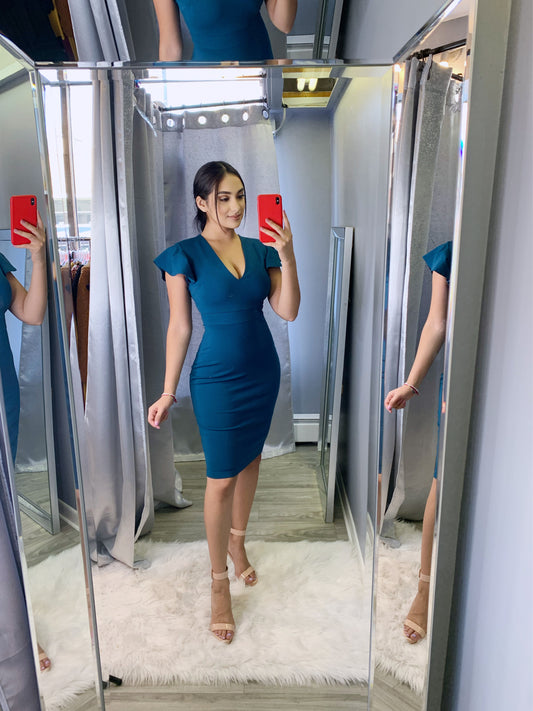 Dayanara Dress (Teal)