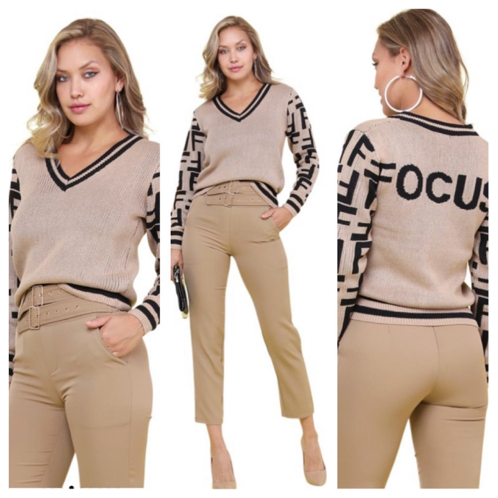 Romina Sweater- Mocha