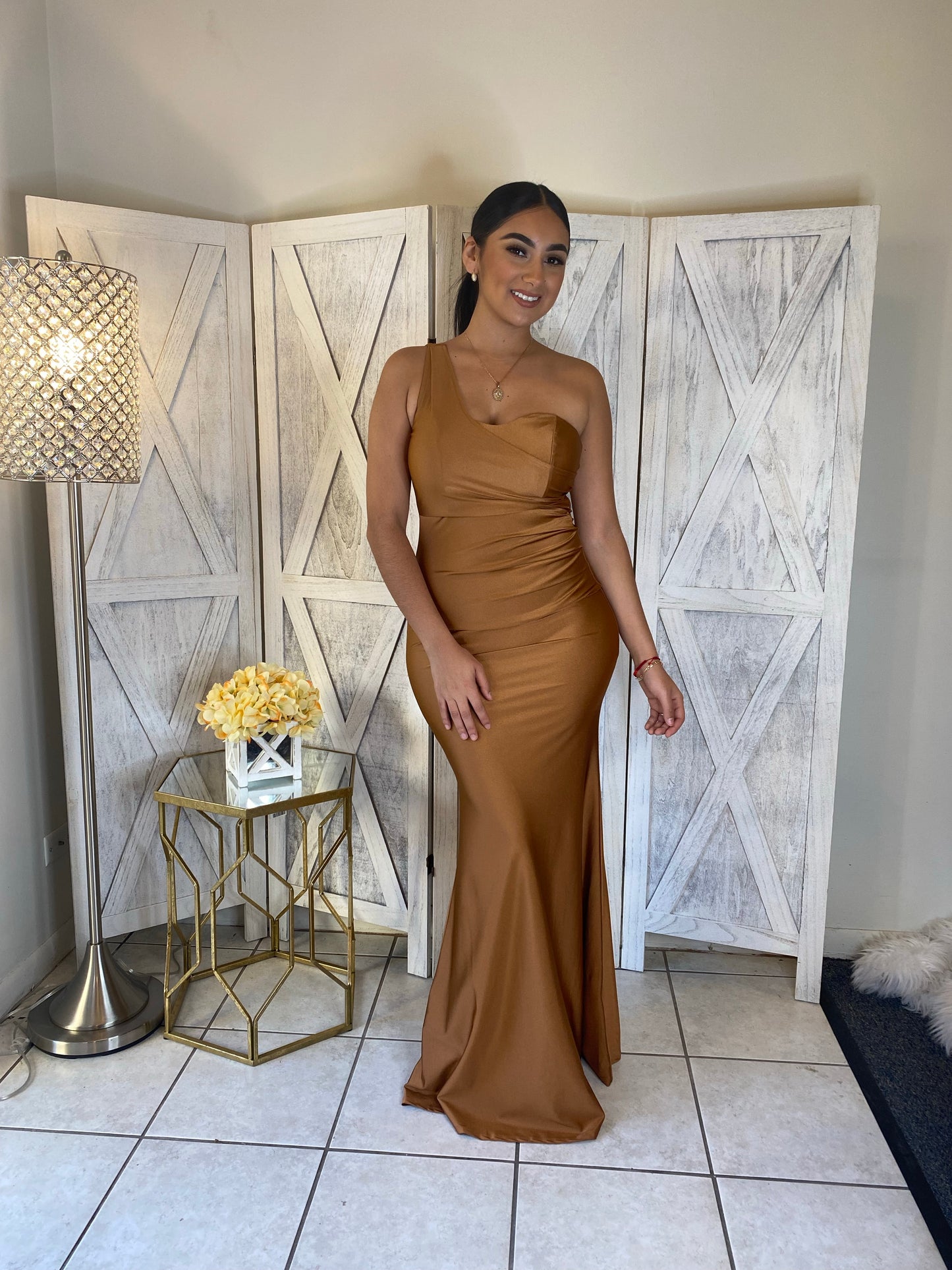 Keeping It Classy Dress (Toasted Nut)