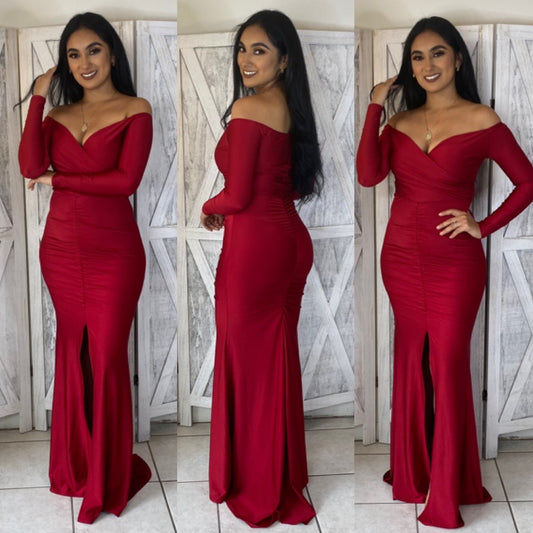 Zuri Gown - Ruby Red