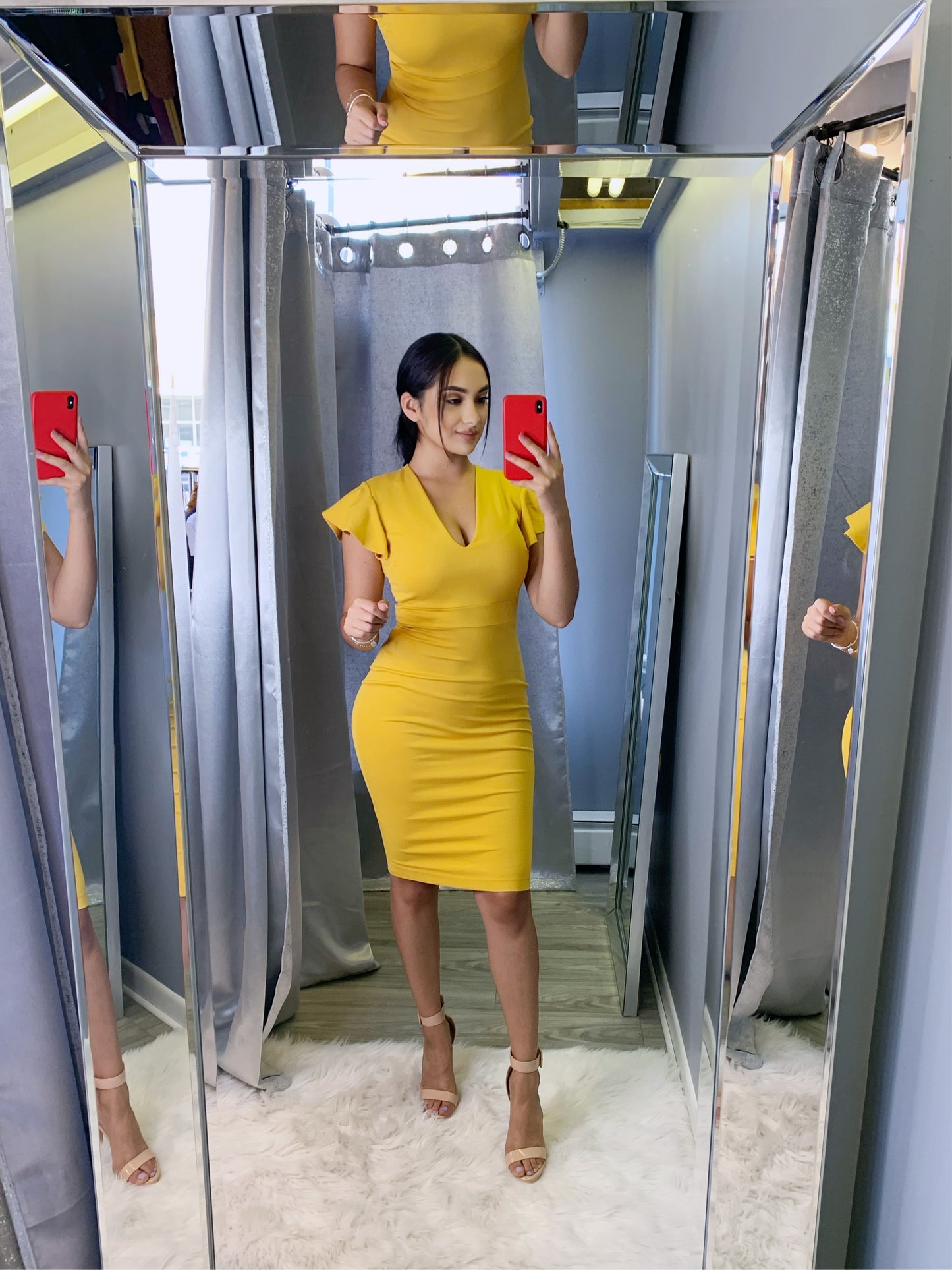 Dayanara Dress (Mustard)