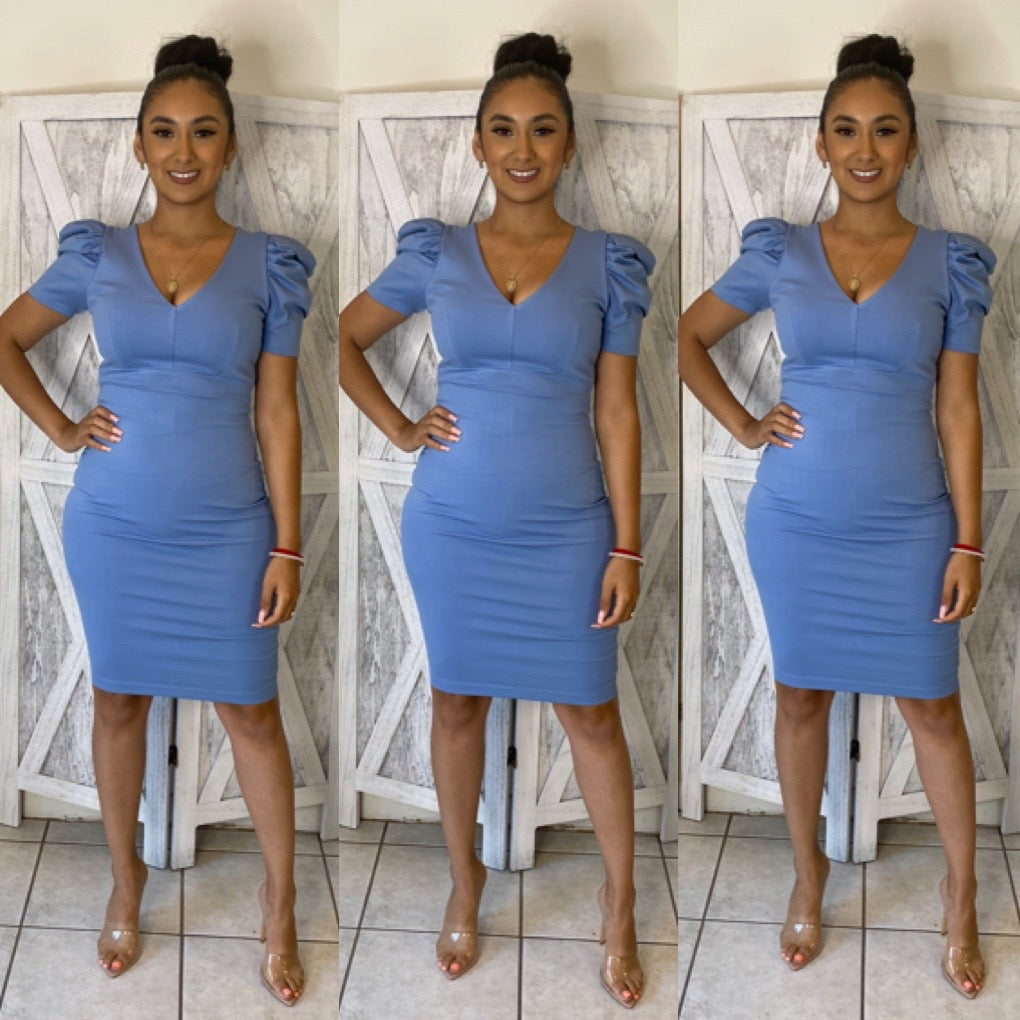 Total Flirt Dress (Blue)