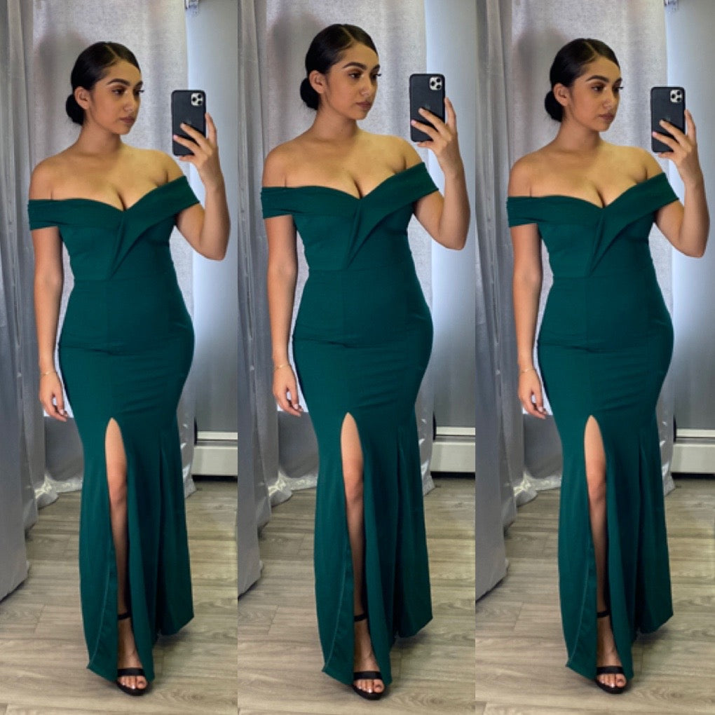 Marlene Dress (H Green)