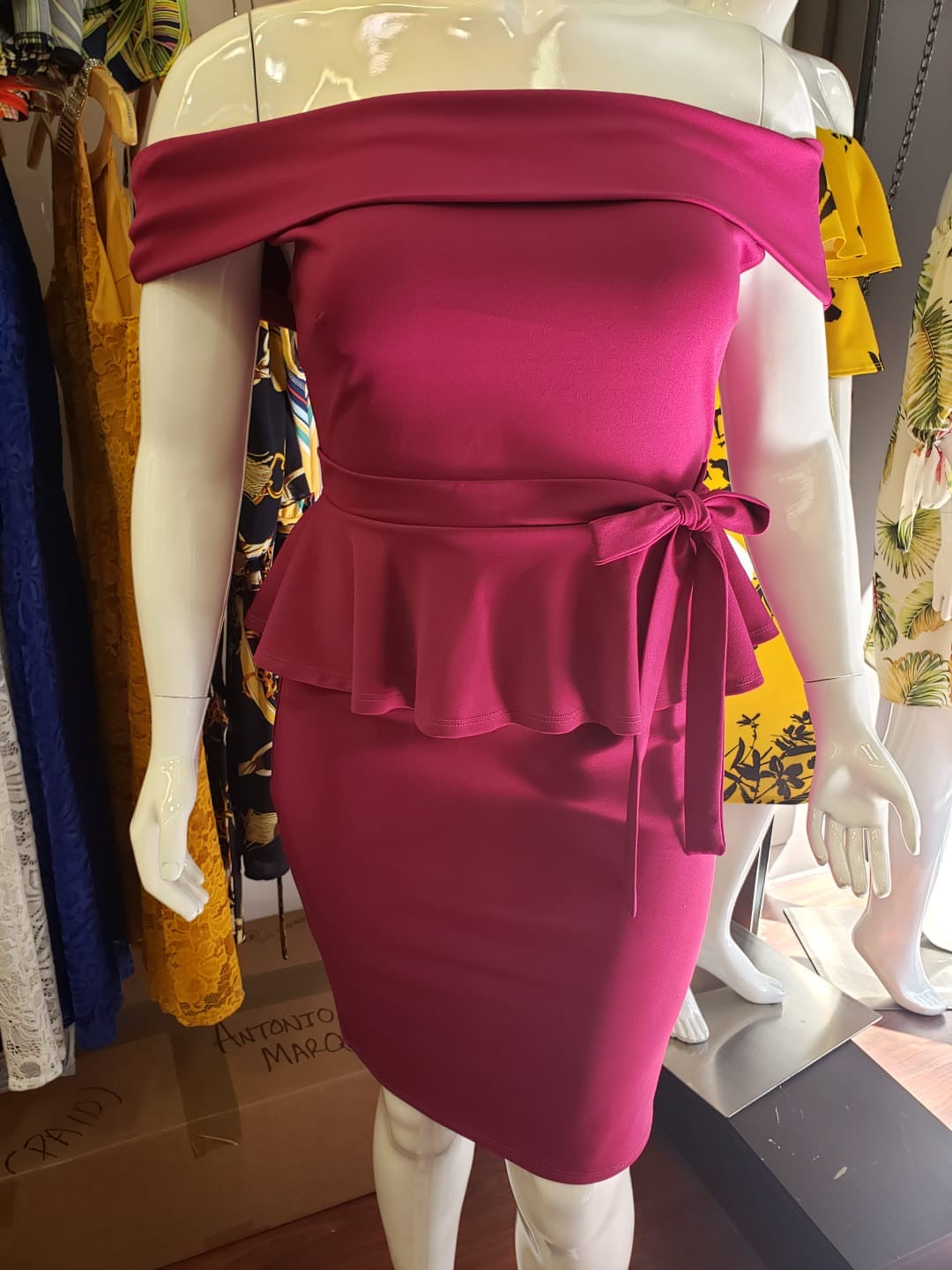 One Sweet Day Dress (Magenta)