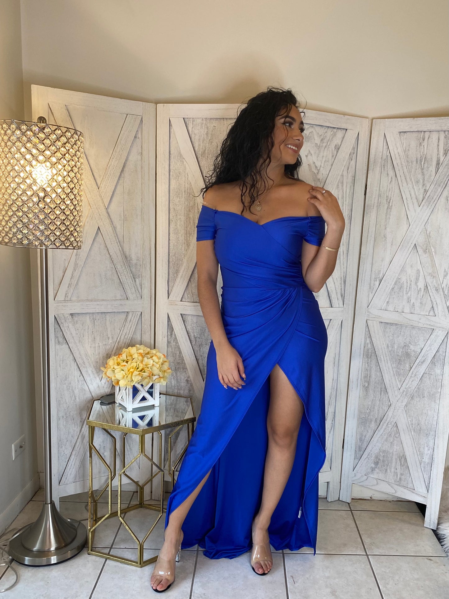 Veronica Dress (Royal)