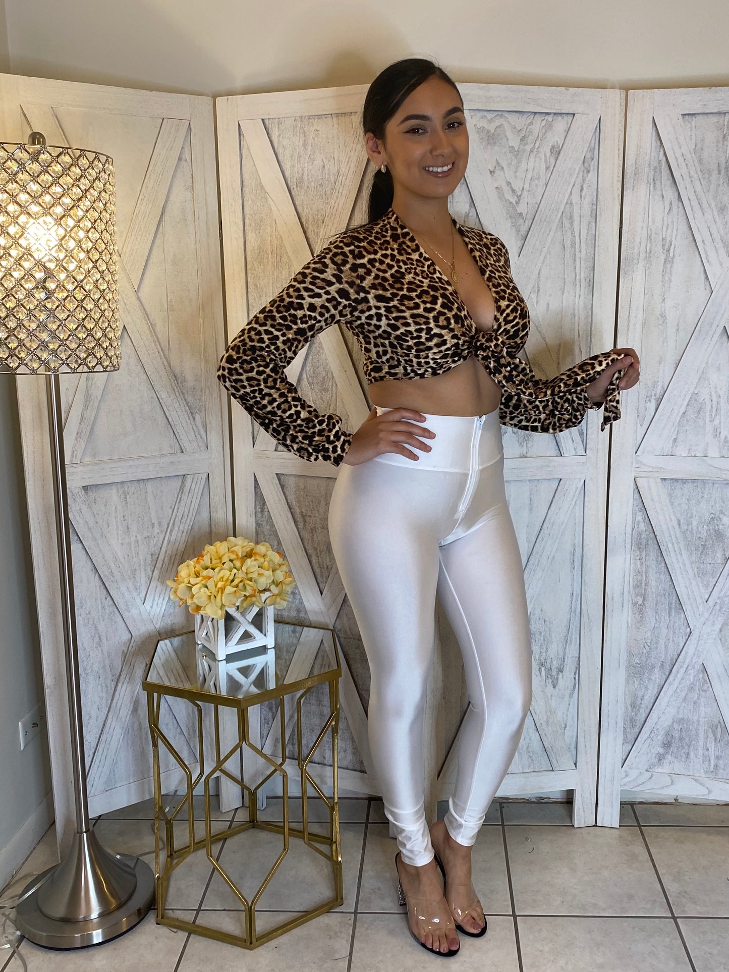 Classic Look Leggings (White)