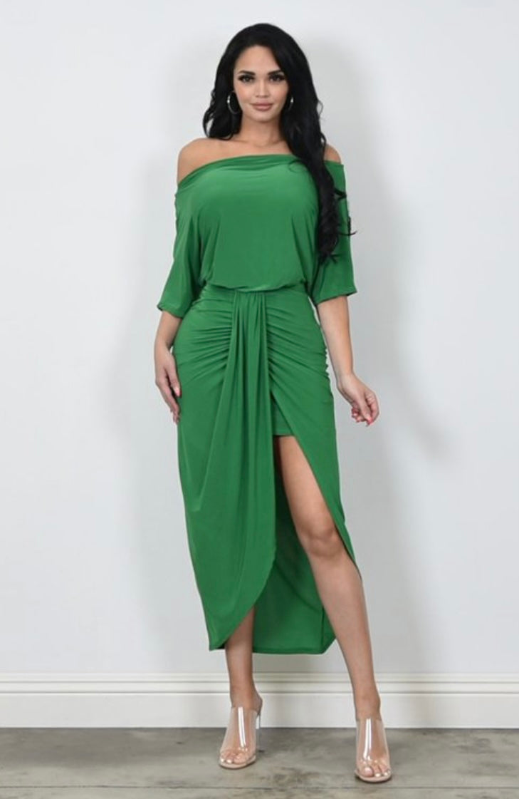 Sarabeth Dress (Pine Green)