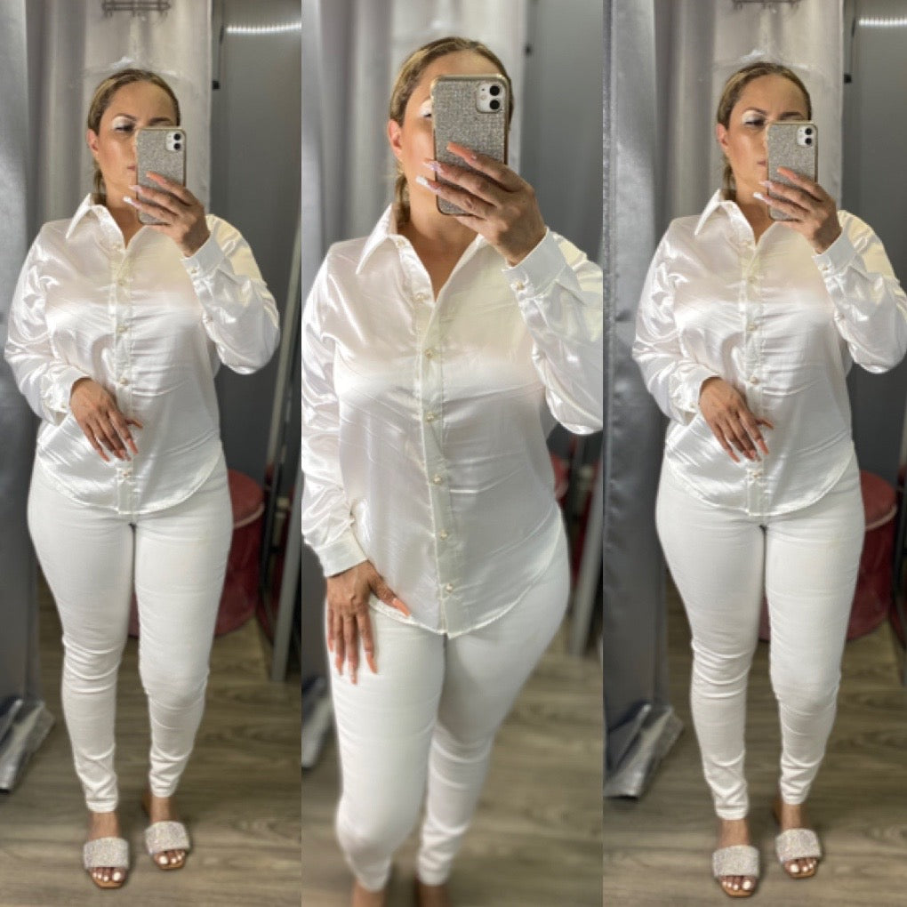 New Girl Satin Blouse