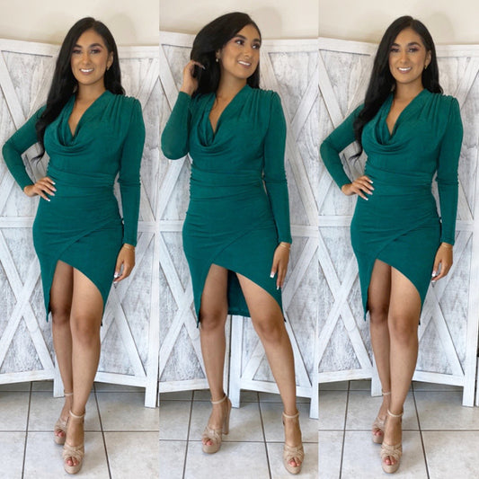 Marilu Dress (Emerald)