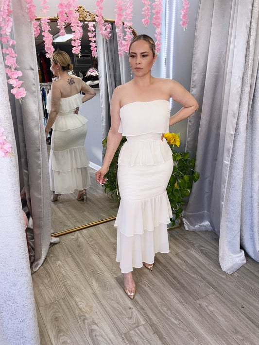 Brii Dress (Cream)