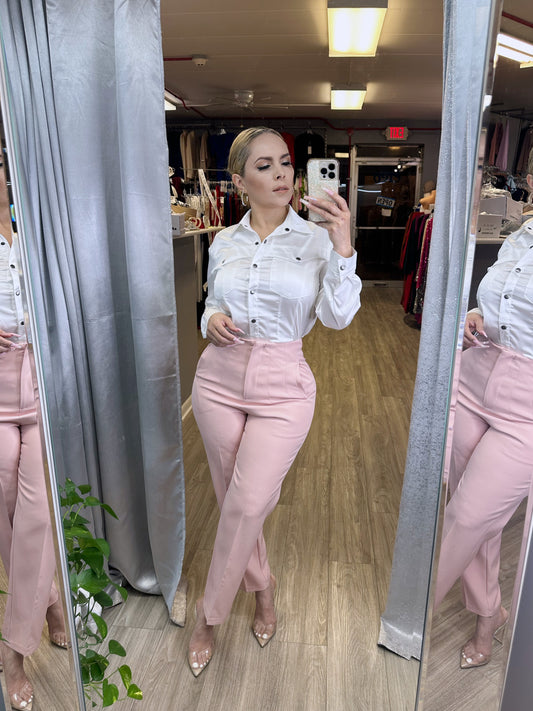 Modern Chic Pants (Blush)