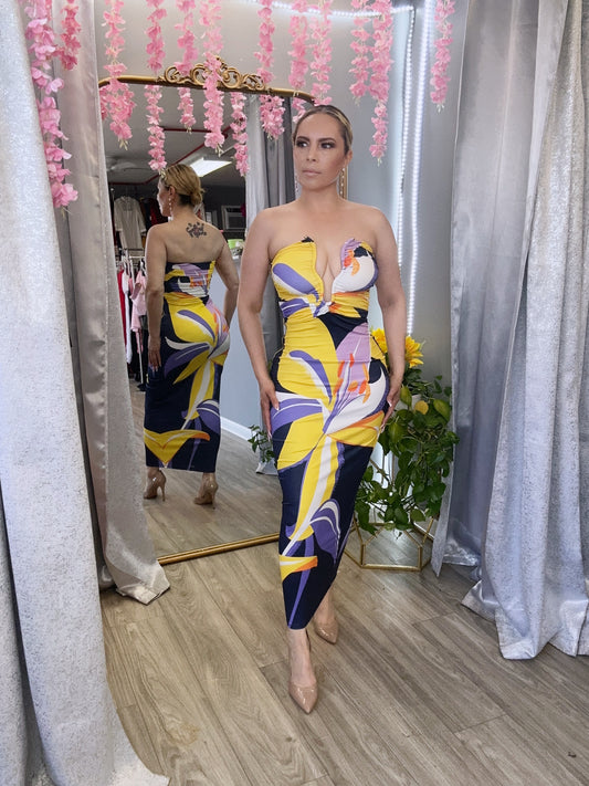 Bloom Strokes Dress