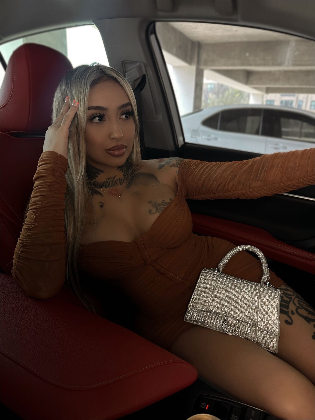 🎀Anabella Dress (Camel)