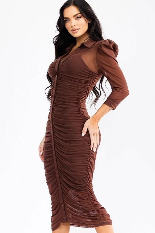 Desire Dress (Brown)