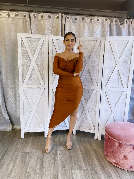 Carlina Dress (Copper)