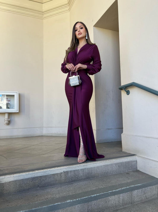 Lizzie Dress (Plum)