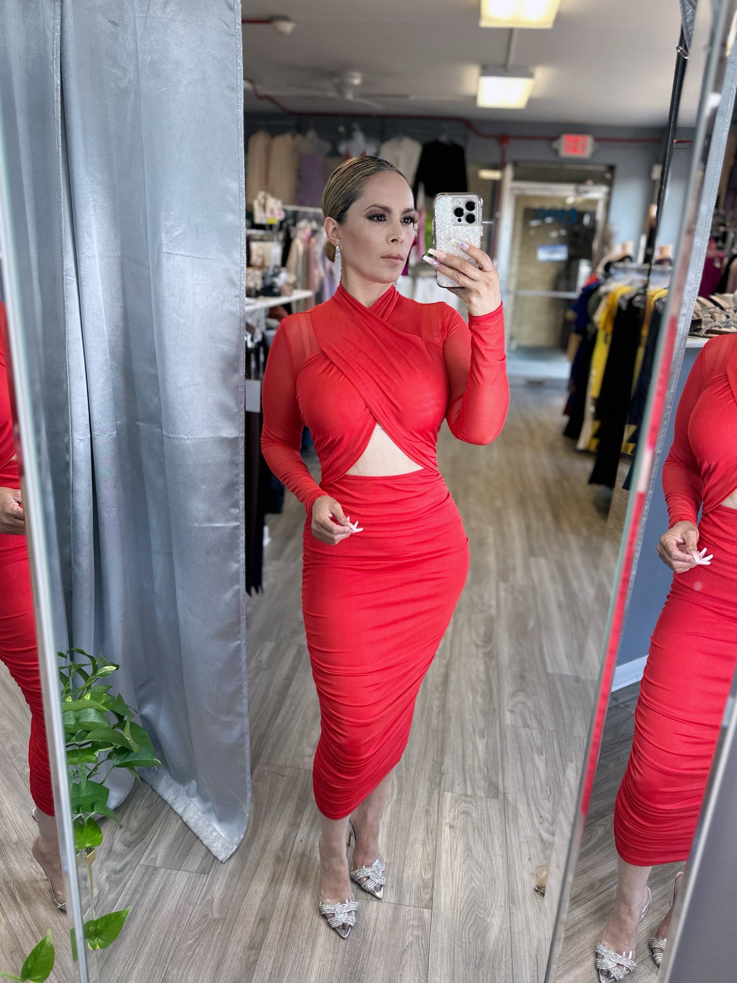 Kaci Dress - Red