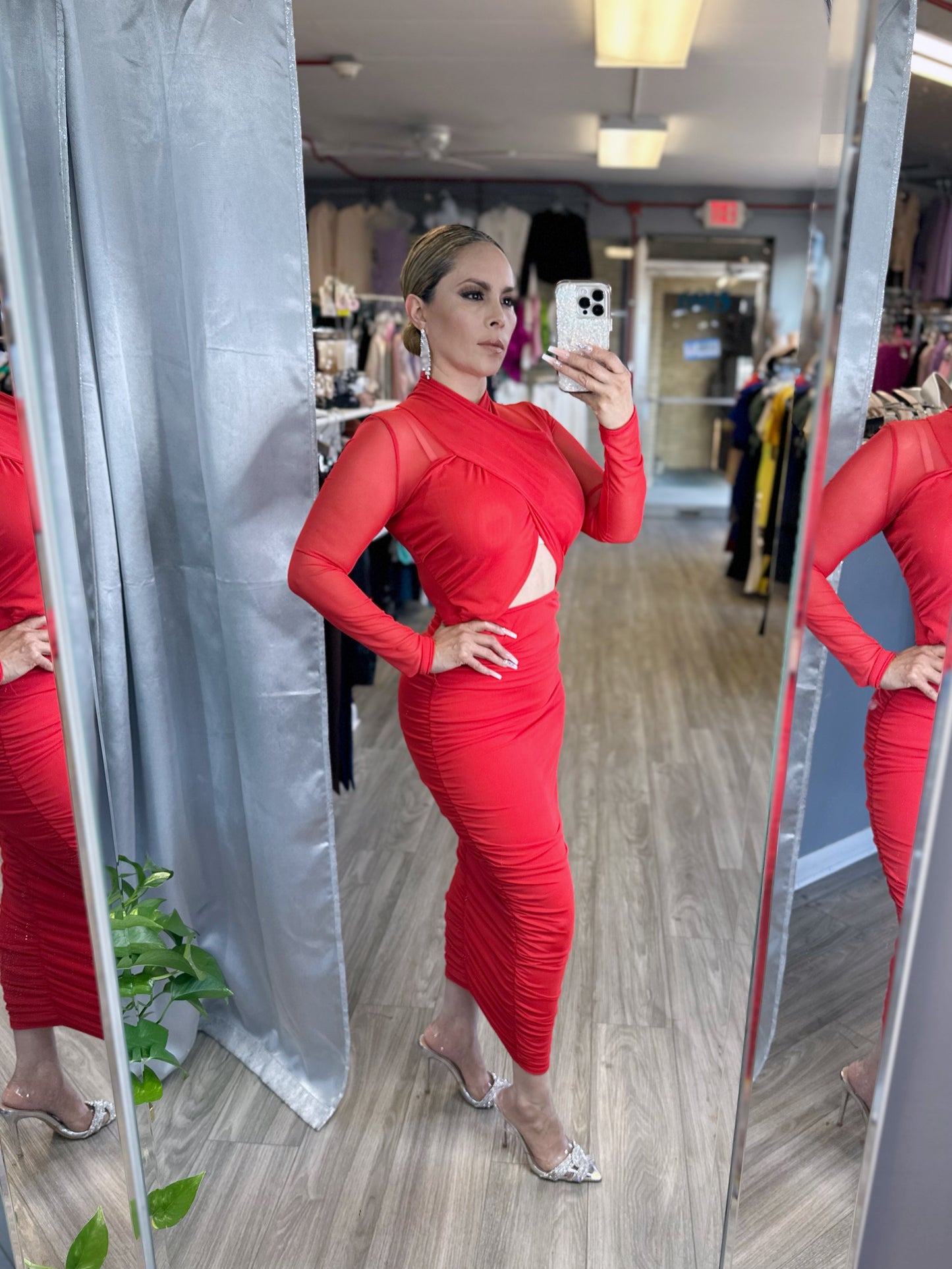 Kaci Dress - Red