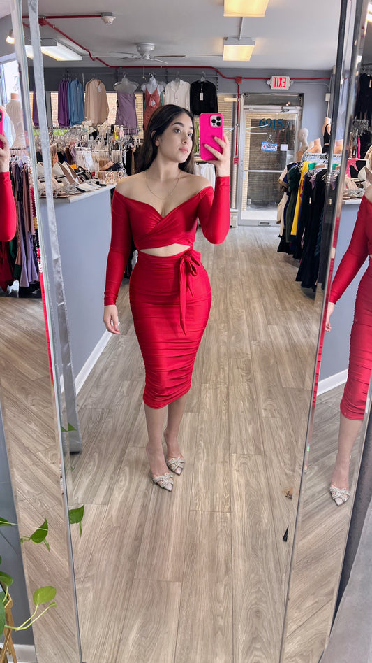 Anahy Dress (Red)