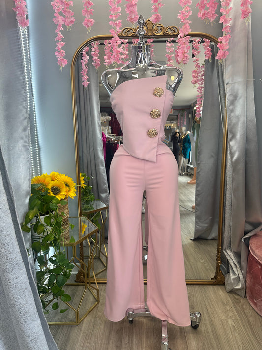 Ximena Jumpsuit (Pink)
