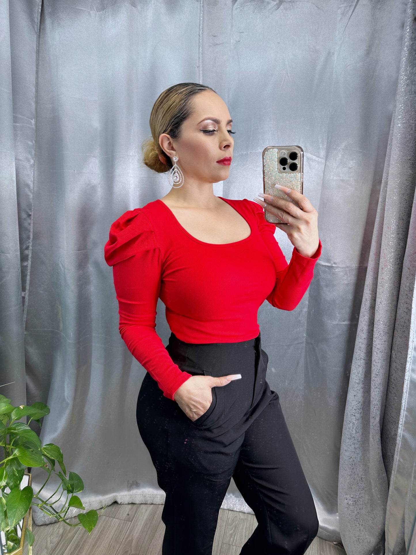 Robyn Blouse (Red)