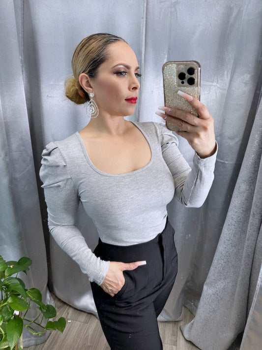 Robyn Blouse (Grey)