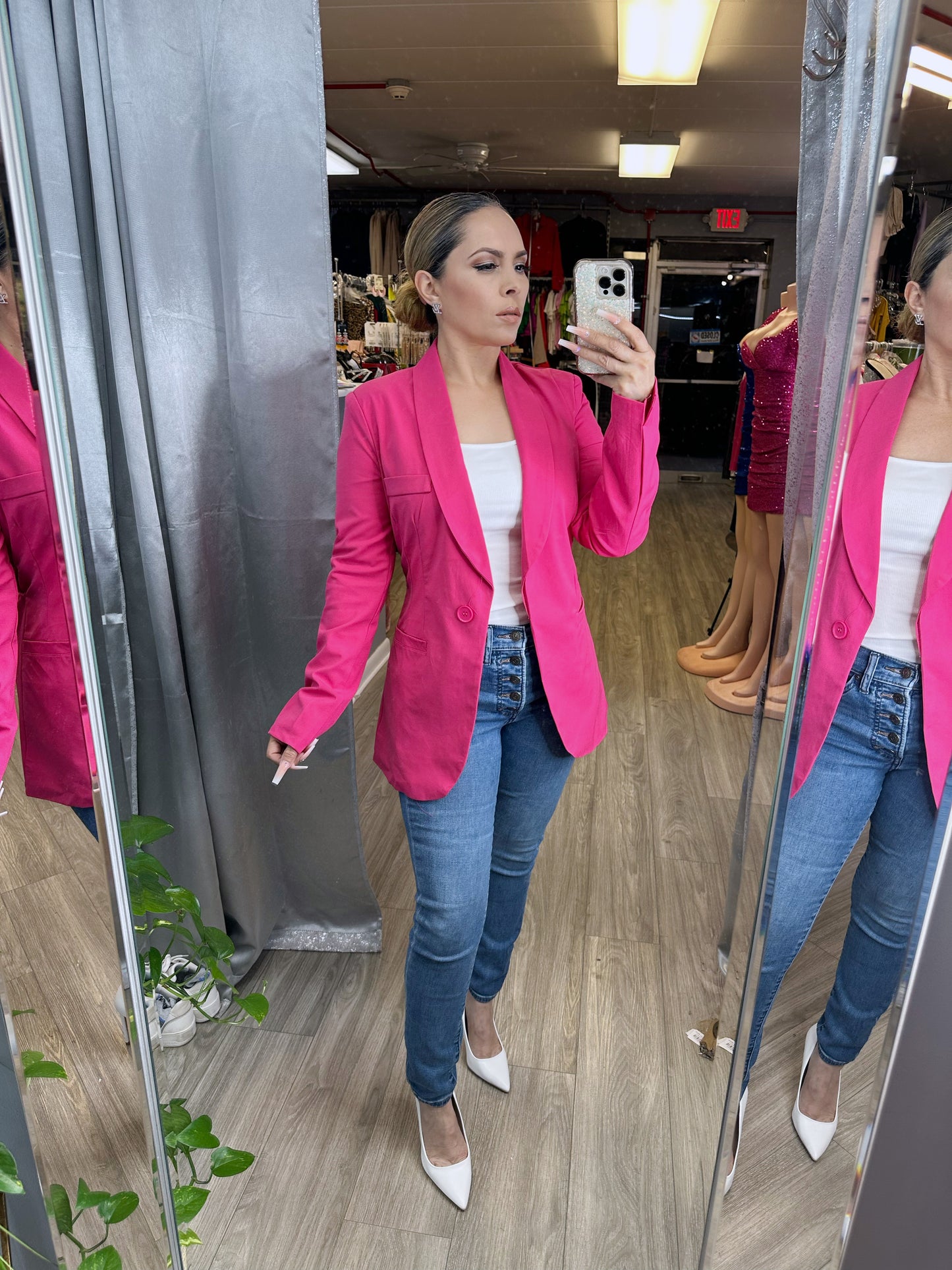 Isabel Blazer (Fuchsia)