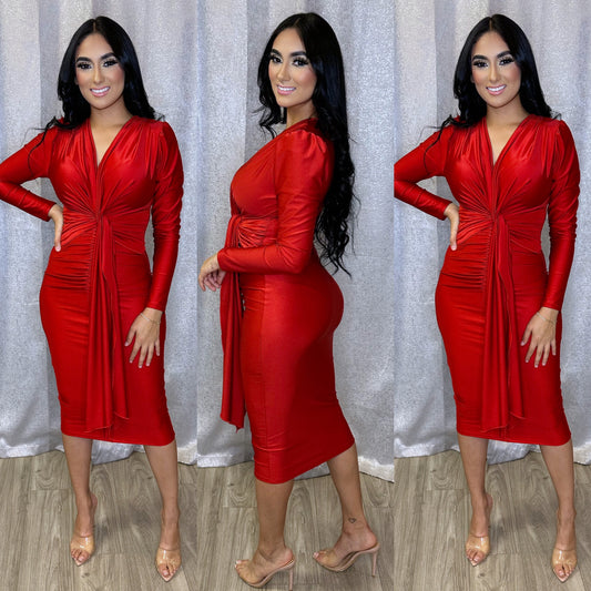Belinda Dress (Red)