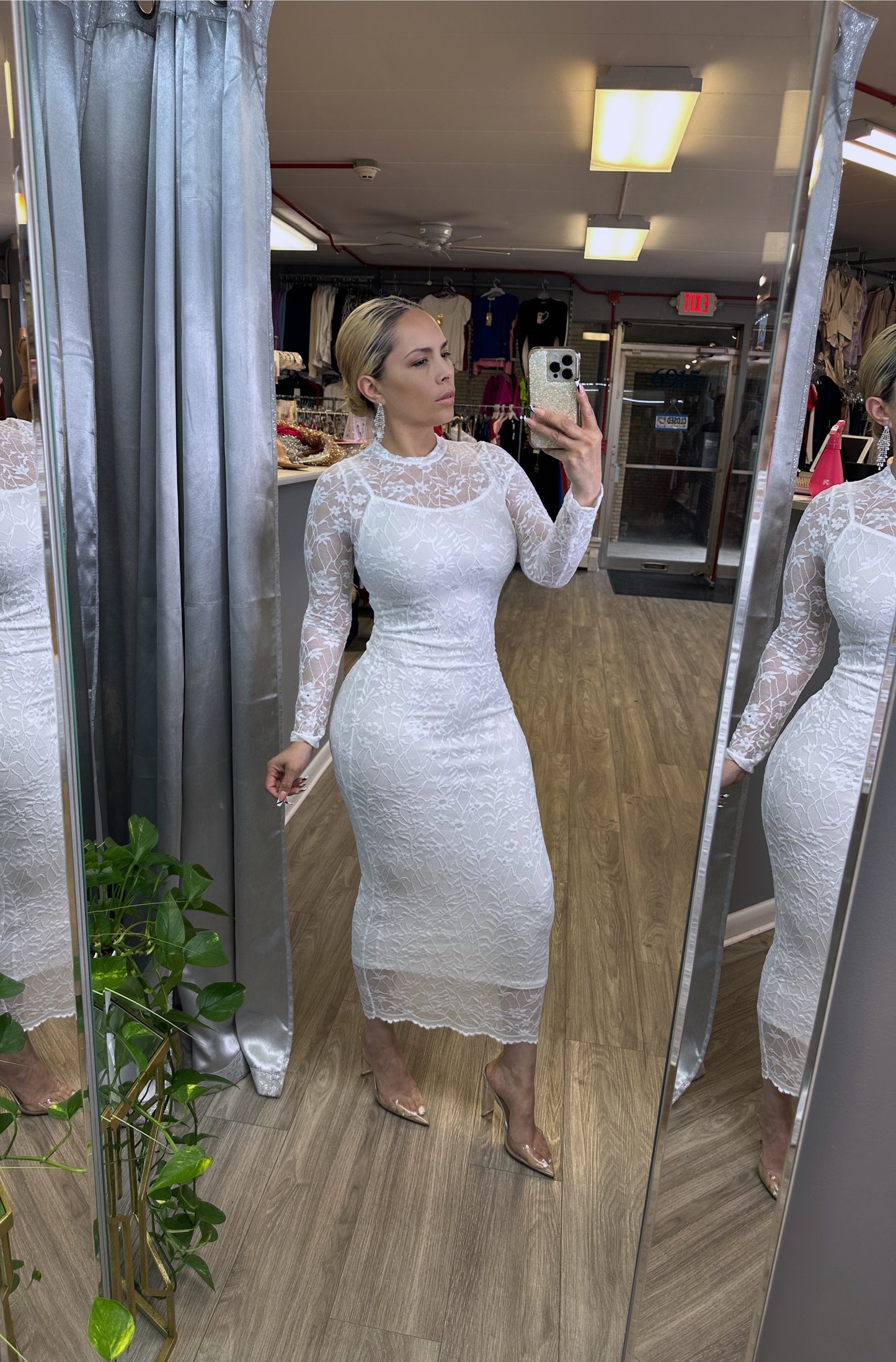 Uziel Lace Dress (White)