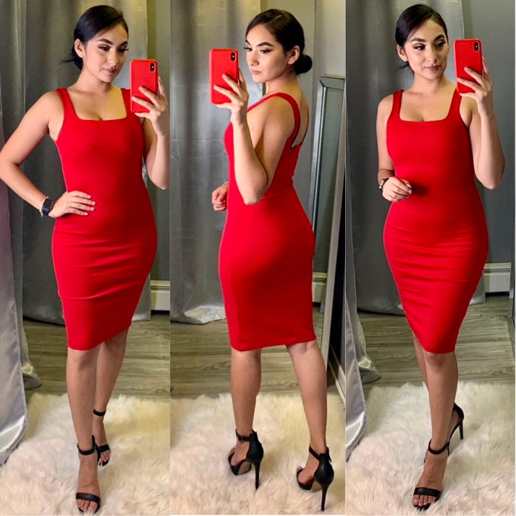 Noelia Dress (Red)