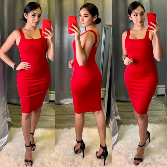 Noelia Dress (Red)