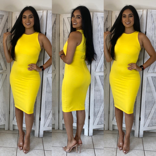 Kimberly Dress (Yellow)